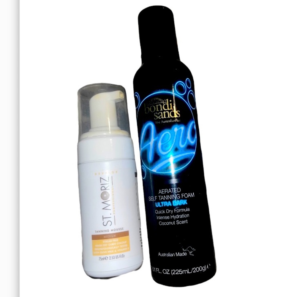 Self tanner bundle bondi sands aero self tanner and st moriz self tanner